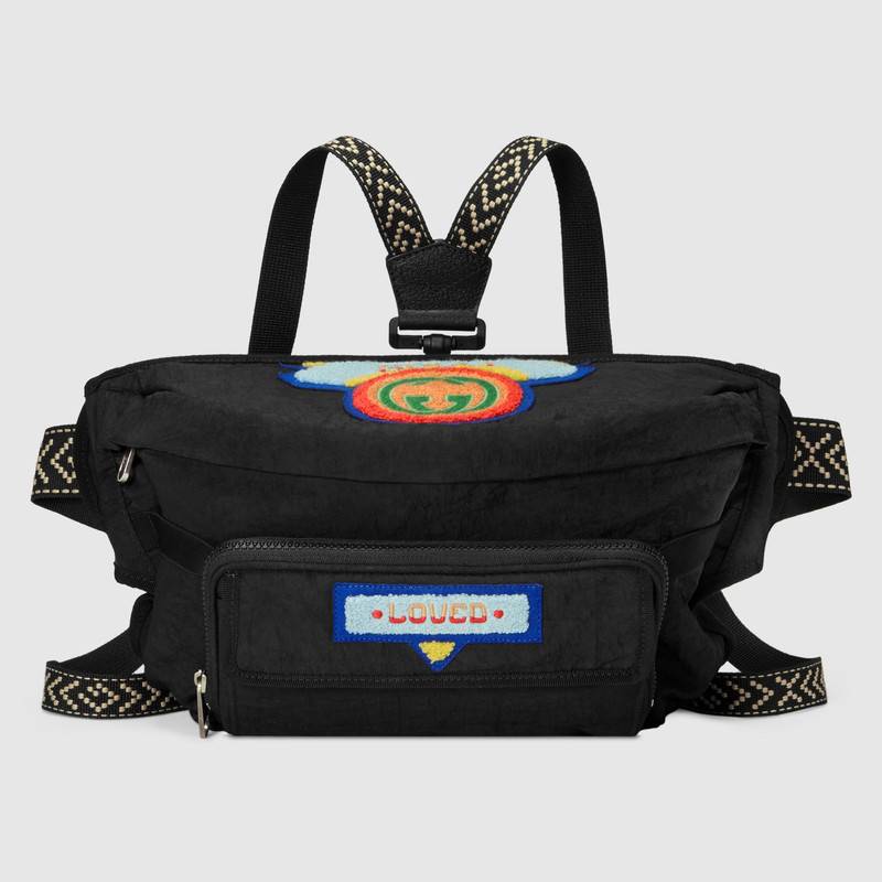 グッチ バッグ スーパーコピー オンライン限定 GUCCI 1980s パッチ ベルトバッグ 536842 9W5CX 8563