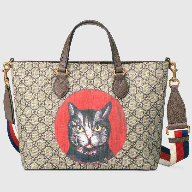 グッチ バッグ スーパーコピー ミスティックキャット GGスプリーム トートバッグ 473887 9ERET 8695