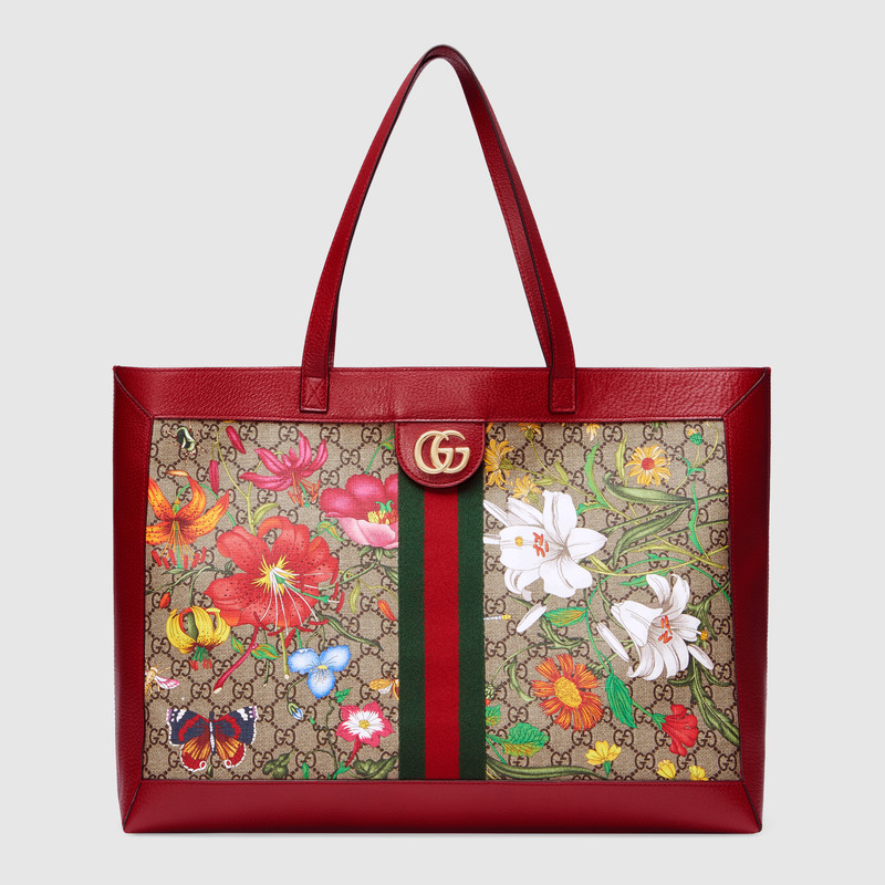 グッチ バッグ スーパーコピー 〔オフィディア〕GGフローラ ミディアム トートバッグ 547947 HWHAC 8722