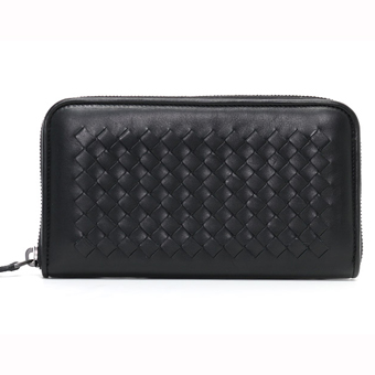 ボッテガヴェネタ 財布 スーパーコピー 長財布 イントレチャート ブラック 114076 VQ122 1000